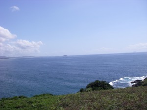 View of the Solitary Islands from Muttonbird Island